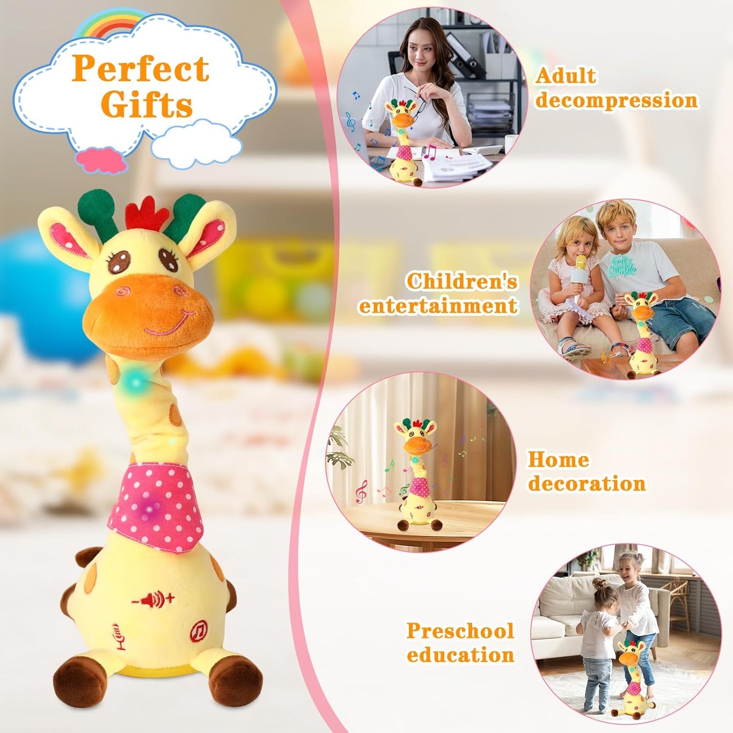 Dancing Talking Giraffee Toy