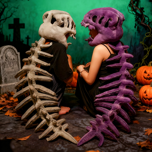 Dinosaur Skeleton Headgear Pillow